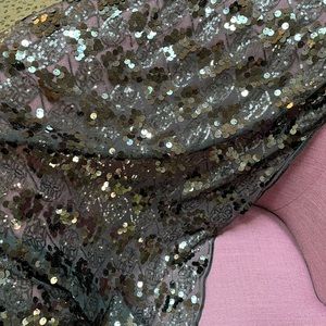 Sequined “Downton Abbey” Style Wrap